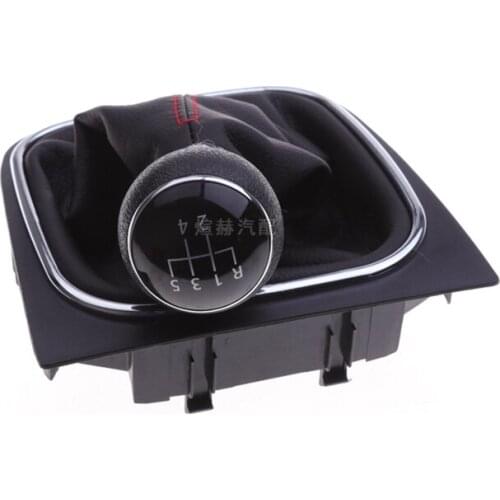 For Volkswagen Golf 6 shift lever manual gear shift knob gear shift collars boot gear shift lever