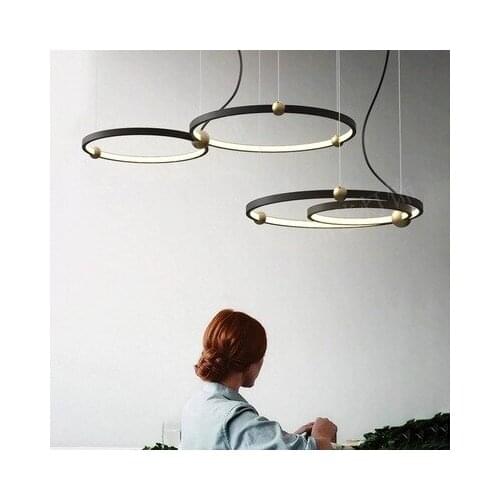 Modern led iron chandelier pendant lights industrial lamp kitchen dining bar chandelier pendant lights bedroom dining room