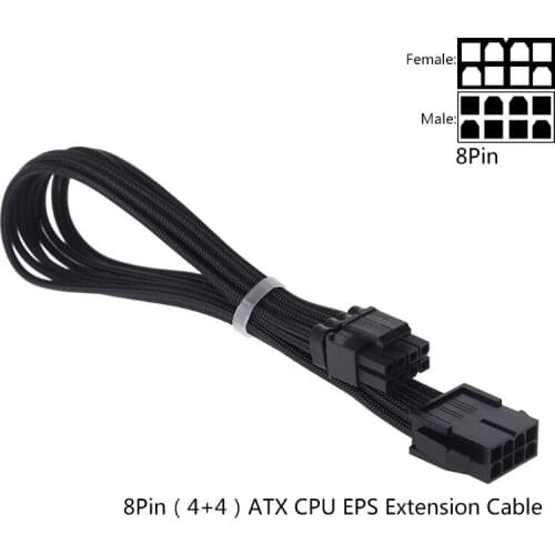 Sleeve Extension Power Supply Cable 24-pin A TX 8-pin PCI-E 8pin CPU 6-pin 4-Pin