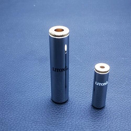 Liton large three pole socket copper gold plated 6,5mm TRS jack 6,35 welding 3,5mm audiokabel extension plug