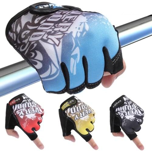 Bicycle Anti Slip Cycling Gloves Soft Washable Half Finger Outdoor Sports Fitness Training Summer Bike MTB Men Women Running