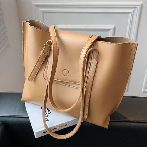 High-quality Ladies Large-capacity Handbags 2021 New Womens Bags Autumn All-match Retro Shoulder Bag Korean Commuter Tote Bag