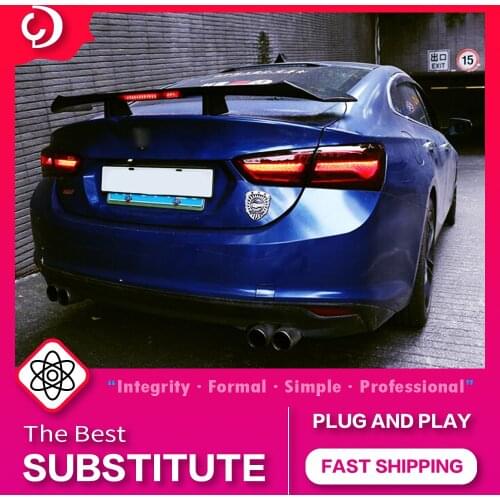 AKD Car Styling Taillights for Chevy Malibu XL 2016-2019 LED Tail Light DRL Tail Lamp Turn Signal Rear Reverse Brake