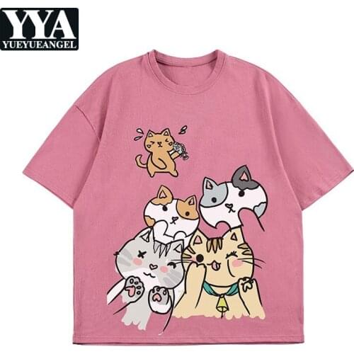 2021 Summer New Womens Vintage Loose Straight O-Neck Korean Style Short Sleeve High Street Fashion Pullover Casual T-Shirts