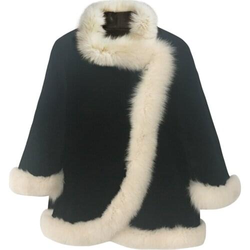 2020 new imitation mink fur coat womens mid-length plush coat cloak slim slimming fashion boutique fur shawl