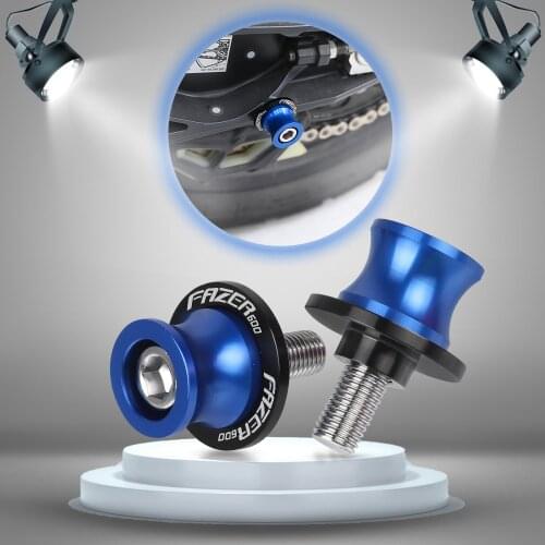 Motorcycle Accessories Swingarm Spools Stand Screws Slider For Yamaha FAZER 600 FAZER600 1998-2010 1999 2000 2001 2002 2003 6MM