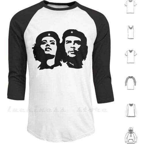 Che Guevara And Tania Tamara Bunke The Woman Che Loved 1 Hoodie Long Sleeve Che Guevara El Che Tania The Guerilla