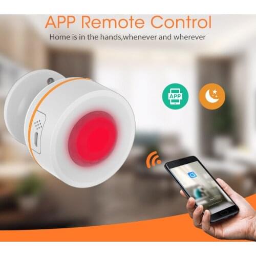 Human body infrared PIR motion sensor USB-powered large-capacity lithium battery, smart home security alarm system, home alarm