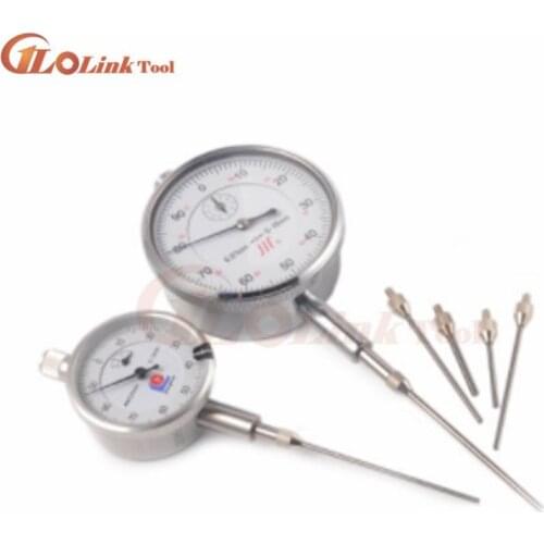 M2.5 Thread 1mm Needle Diameter Dial Test Indicator Contact Point D1 D2 10mm 20mm 30mm 40mm 50mm Length Measuring Gauging Tools