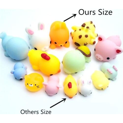 D7WF Jumbo Cute Cat Antistress Ball Squeeze Mochi Rising Abreact Soft Sticky