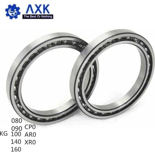 KG080AR0/KG090CP0/KG100XP0/KG140AR0/KG160CP0 Thin Section Ball Bearing (8x10x1 in) deep groove ball bearing Skf Slim Searings
