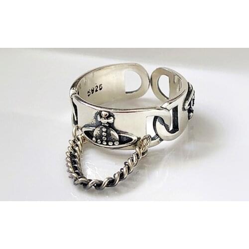 Korean Open Adjustable Tassel Planet Finger Rings for Women Wedding Ring Jewelry Valentines Day GIFT