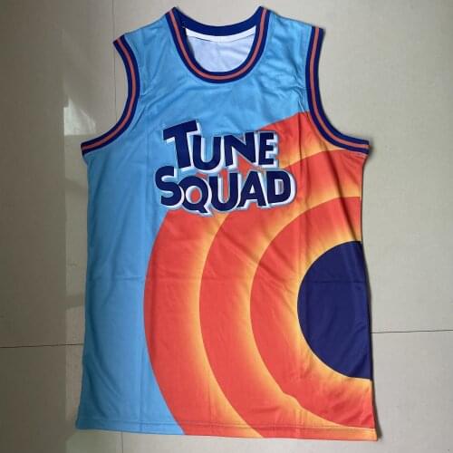 Costume Space Jam 2 6# Movie Tune Squad Basketball Jersey Set Sports Air Slam Dunk Sleeve Shirt Singlet Uniform