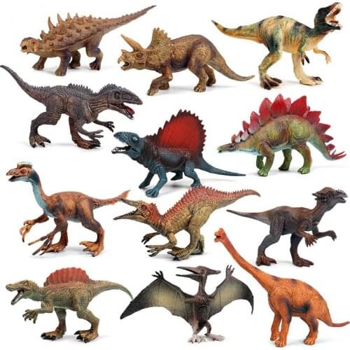 Much money Big Size Jurassic Wild Life Dinosaur Toy Set Plastic Play Toys World Park Dinosaur Model Action Figures Kids Boy Gift