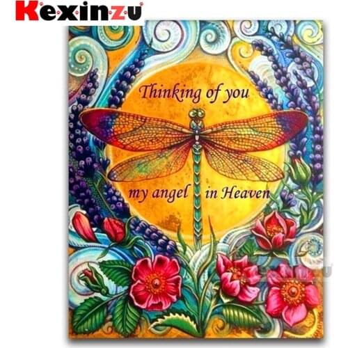 New 5D full Square/Round diamond painting-Dragonfly-diamond embroidery rhinestone DIY mosaic Cross Stitch 3D Home Decor Y114604