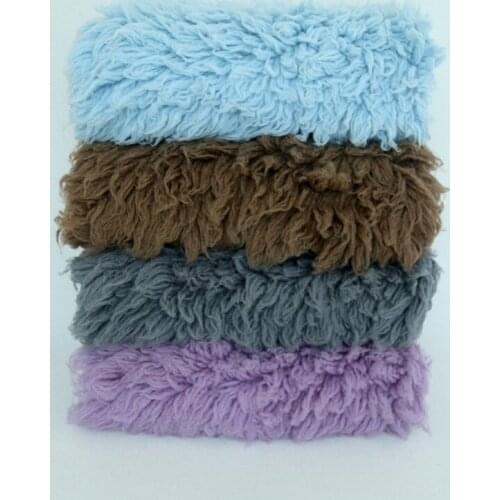 Newborn Baby Flokati Rug blanket backdrop Baby swaddle blanket background photography props Layer Fabric photo props