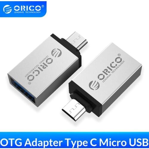 ORICO Micro b to Type c OTG Adapter USB-c USB 3.0 Converter Charging Data Sync Adapter for Xiaomi