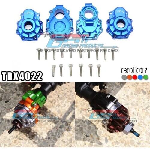 RC Car Parts 1/10 TRX4 TRX-4 Crawler Upgrade Accessories Aluminum Alloy Meatl Rear Knuckle Arm Set TRX4022