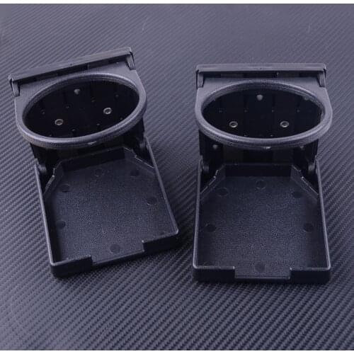 2PCS Adjustable Folding Beverage Bottle Cup Holder Mount Wall Stand Case Box Car Boat Accessories