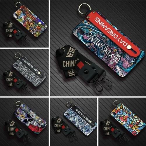 Lanyard New Arrival Phone Case For VIVO X23 Symphony/V1816A/1816T Durable TPU New cover Graffiti Anti-dust Cute