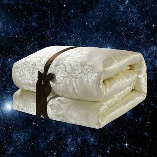 Luxury 100% Silk Comforter Mulberry Blanket Quilt Duvet For Summer & Winter King Queen Twin Size Silk Patchwork Handmade Filler