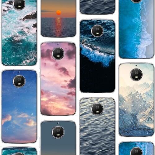 Luxury Sky Beach Vogue Case For Motorola Moto G9 G10 G30 G8 E7 E6S G7 G6 E6 G5 G5S E5 One Macro Plus Play Power Lite Silicone