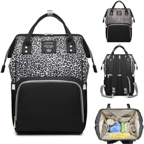 Baby Diaper Bag Backpack Fashion Mummy Maternity Mother Brand Mom Backpack Nappy Changing Baby Bags for Mom