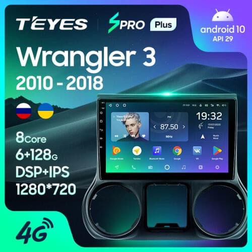 TEYES SPRO Plus For Jeep Wrangler 3 JK 2010 - 2018 Car Radio Multimedia Video Player Navigation GPS No 2din 2 din dvd