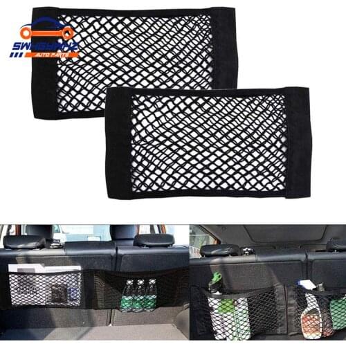 Universal Mesh Cargo Net Velcro Car Storage Net Wall Sticker Mesh Net for Car Trunk Storage Add On Organizers for Car Truck