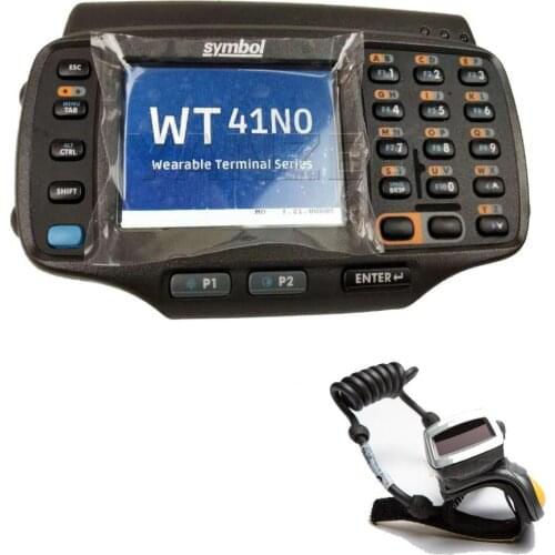 WT41N0 & RS419-HP2000FSR Set Scanner Reader Wearable Ring Barcode Scanner For Zebra Symbol 1-Year Warranty