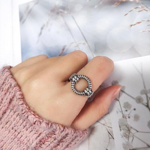 Ckysee 925 Sterling Silver Opening Rings Women Lovers Wedding Engagement Silver Rings Adjustable Size Cross Heart Crown Rings