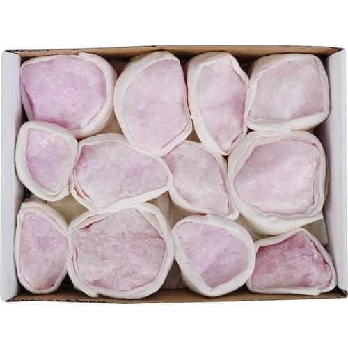 1box Natural Stones Aragonite Pink Sodalite Raw Minerals Energy Stones Chakra Divination Stones Home Decor