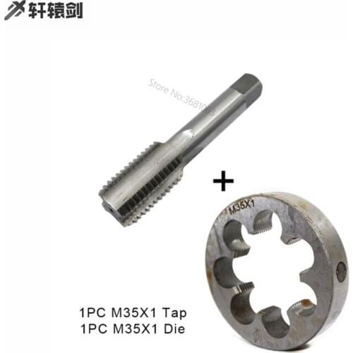 1PC M35X1 And Thread Die M35X1 Workpiece For Right Hand Right Straight Flute high cutting efficiency