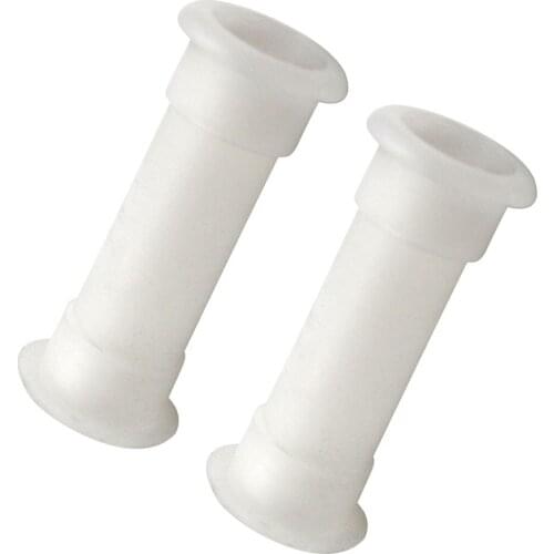 2pcs Boat 3/4 Inch Thru Hull White Drain Tube Up To 2 1/2 Plastic Durability Concentric rings