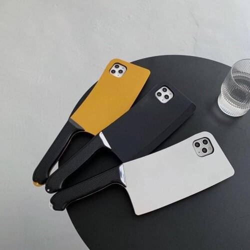 3D Cartoon Kitchen knife Phone Case For iPhone 11 Case SE 12Pro Max Xs Max 7 8 Plus Funny Kitchen Knife Shape Pattern Soft Cover