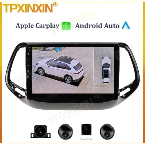 6+128G For Jeep Commander 2016 - 2019 Android Car Multimedia Player Auto Radio Coche Touch Screen HeadUnit GPS Natigation System