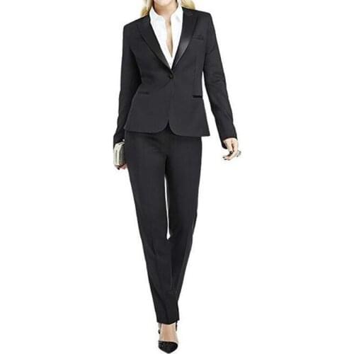 Business Pant Suits for Women Plus Size Ladies Single Breasted Blazer with Pants for Work Pantsuit for Wedding Party Custom Made
