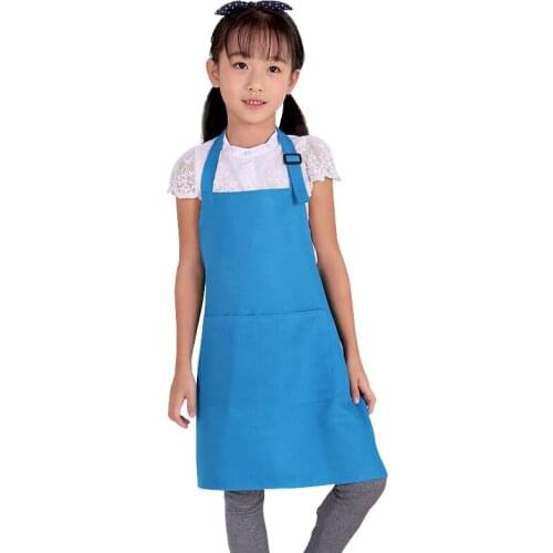 Childrens apron custom LOGO printing DIY cute