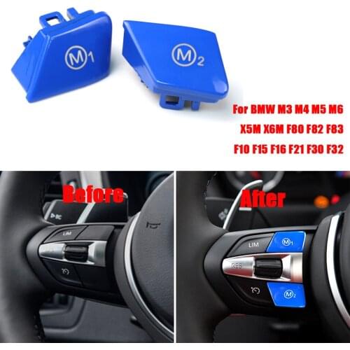 For BMW M3 M4 F80 F82 F83 3 Series E90 E92 E93 Steering Wheel M1 M2 Mode Switch Button Red Yellow Modified Accessories In Stock