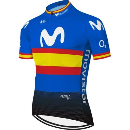 ProTeam movistar cycling jersey men quick dry Breathable ropa ciclismo hombre verano 2020 short sleeve bicycle jersey for men