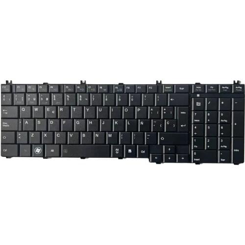 Spanish/SP laptop keyboard FOR Toshiba Satellite C650 C650D L650 C670 L750 L750D L670 L675 L675D C660 C660D C655 L655 L655D