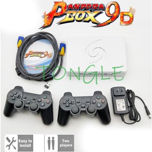 2 Players Wireless version Pandora Box 9D 2500 in 1 motherboard HDMI/VGA output + Gamepad Set USB connect joypad 3D games Tekken