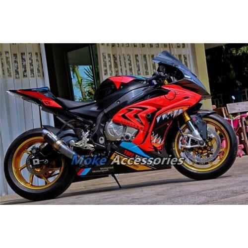Motorcycle Fairings Kit Fit For S1000rr 2015 2016 2017 2018 Bodywork Set Red Shark Attack High Quality ABS Injection NEW