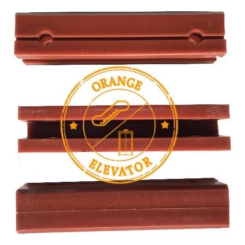Elevator KM85119G09 Guide Shoe Insert L140MM W30MM GROOVE W9MM