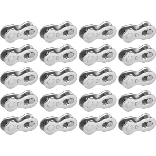 10pairs Stainless Steel Mountain Road Bike Chain Connector Bicycle Quick Master Link Joint Buckle for 6/7/8 Speed Cycling Parts