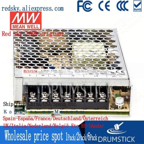 Ankang MEAN WELL LRS-100-24 24V 4.5A meanwell LRS-100 108W Single Output Switching Power Supply