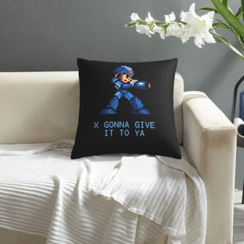 Megaman pillowcase printed cushion cover sofa waist pillow pillow cover
