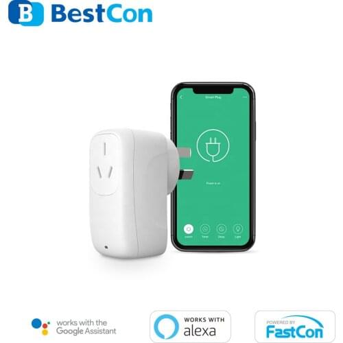 New BroadLink BestCon SP4L AU Wifi Smart Mini Plug Remote Control Timers via Wi-Fi/3G/4G FastCon Nightlight Alexa Voice Control
