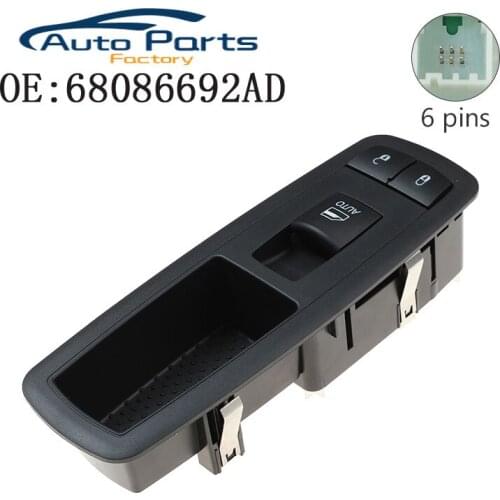 New Front Passenger Window Switch For Dodge Durango 14-15 Grand Cherokee 68086692AD 68086692AF/68086692AC/68086692AE