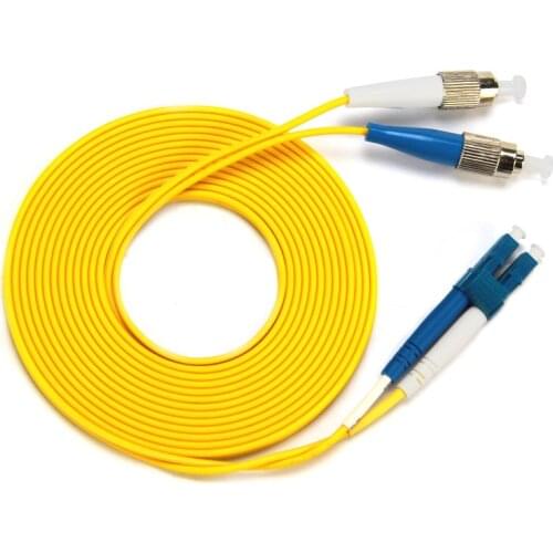 FC to LC Single-mode optical fiber patch cord SM FC/LC fiber jumper cabel Duplex 9/125 UPC Polish OFNR 3m 5m 10m 15m